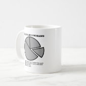 色盲の問題 面白いマグカップ コーヒーマグカップ (正面左)