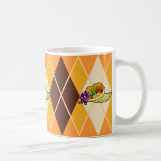 色盲アーガイル症 コーヒーマグカップ (右)