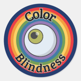 色盲シンボル ラウンドシール