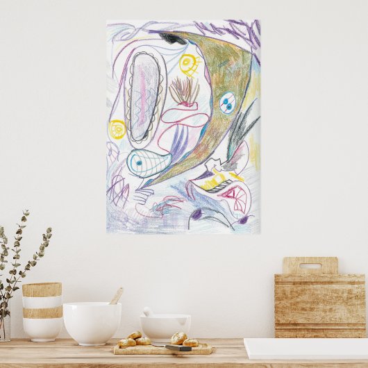 色盲 ポスター (キッチン)