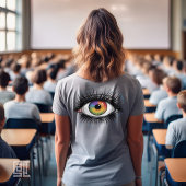 色相環アイデザイン美術教育色彩理論  Tシャツ