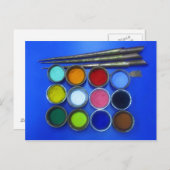 色砂を用いて仏曼荼羅の葉書を作る ポストカード (正面/裏面)