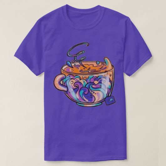 色紅茶 Tシャツ (デザイン正面)
