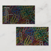 色紙クリップ 名刺 (正面/裏面)