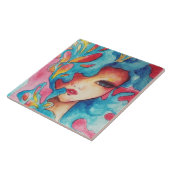 色素晴らし付きグラフィティ数々のタイルデザイン タイル (側面)