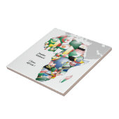 色統一された別:アフリカの旗のお祝い タイル (側面)