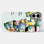 色統一された別:アフリカの旗のお祝い Case-Mate iPhoneケース (裏面 (横))