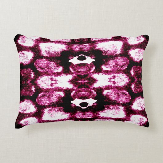 色絵を描背景アクアレルアートリキッドインク アクセントクッション (正面)