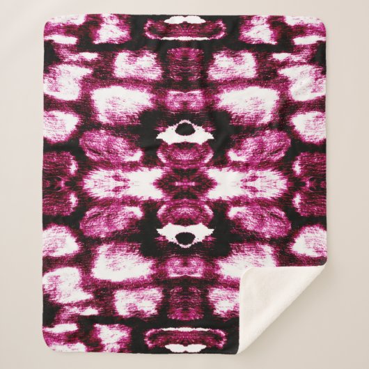 色絵を描背景アクアレルアートリキッドインク シェルパブランケット (正面)