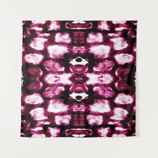 色絵を描背景アクアレルアートリキッドインク タペストリー (正面)