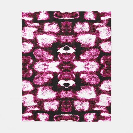 色絵を描背景アクアレルアートリキッドインク フリースブランケット (正面)