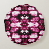 色絵を描背景アクアレルアートリキッドインク ラウンドクッション (裏面)