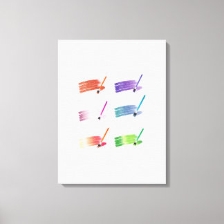 色絵を描 キャンバスプリント
