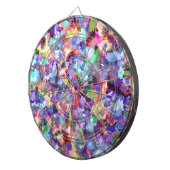 色絵画付 ダーツボード (正面右)