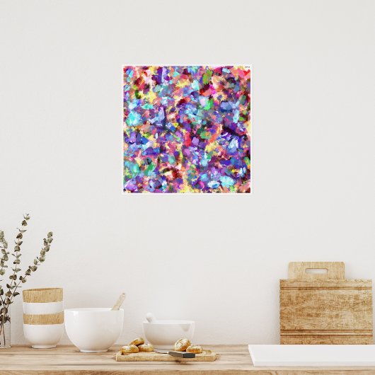 色絵画付 ポスター (キッチン)