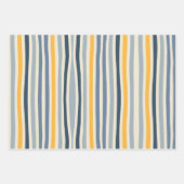 色線折り返し紙シート ラッピングペーパーシート (正面3)