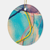 色線No. 1 セラミックオーナメント (左)