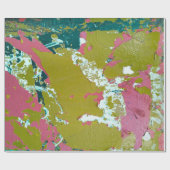 色織り抽象芸術プリント ラッピングペーパー (フラット)