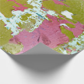 色織り抽象芸術プリント ラッピングペーパー (角)