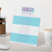 色美容師サロンカスタムサービス価格表 台座サイン (インサイチュ)