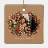 色自然家族の写真セラミックスクエアオーナメント セラミックオーナメント (裏面)