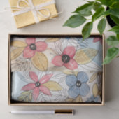 色自然水彩フローラ葉アート 薄葉紙 (ギフト)