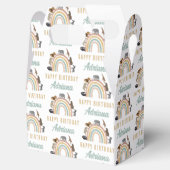 色自然虹ジャングル動物誕生日名 フェイバーボックス (オープン)