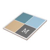 色航海のモノグラムカスタムセラミックタイル タイル (側面)