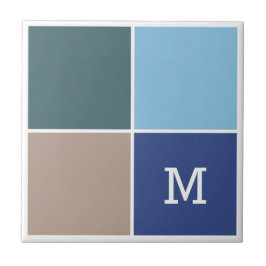 色航海のモノグラムカスタムセラミックタイル タイル