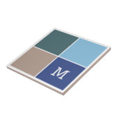 色航海のモノグラムカスタムセラミックタイル タイル (側面)