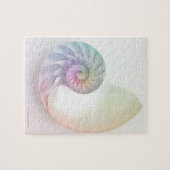 色芸術的付きノーチラ像 ジグソーパズル (横)