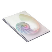 色芸術的付きノーチラ像 ノートブック (右側)