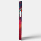 色茶色の黄色い丸い Case-Mate iPhoneケース (裏面 / 右)