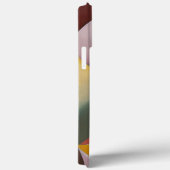 色茶色の黄色い丸い Case-Mate iPhoneケース (裏面 / 右)