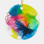 色落書き セラミックオーナメント (正面)