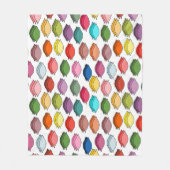 色葉付き フリースブランケット (正面)