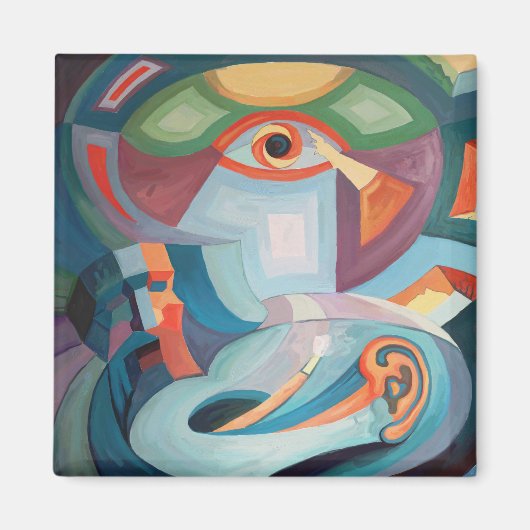 色融合 マグネット (正面)