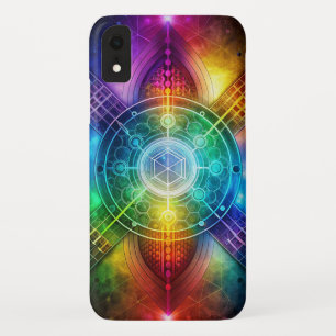色融合 iPhone XRケース