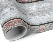 色褪せたアメリカ国旗のデザインの木製マウスパッド ラッピングペーパー (ロールコーナー)