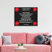 色褪せ忘れた花ラブキャンバス キャンバスプリント (インサイチュ (リビング))