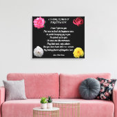 色褪せ忘れた花恋の詩のキャンバス キャンバスプリント (インサイチュ (リビング))