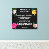 色褪せ忘れた花 キャンバスプリント (インサイチュ (ウッドフロア))