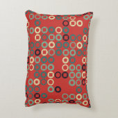 色要素を含むシームレスな幾何学的パターン  アクセントクッション (裏面(縦))