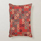 色要素を含むシームレスな幾何学的パターン  アクセントクッション (正面(垂直))