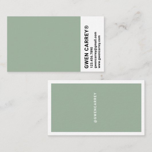 色見本名刺 名刺 (正面/裏面)