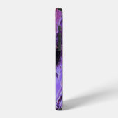 色調アクリル絵の具、抽象的 iPhoneケース (左側面)