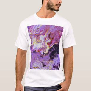 色調アクリ絵を描ル、抽象芸術。 Tシャツ