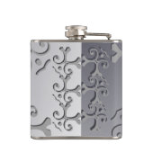 色調エレガンスシルバーブリーズメイドフラスコ フラスク (裏面)