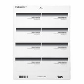 色調ストライプの出荷ラベル ラベル (フルシート)