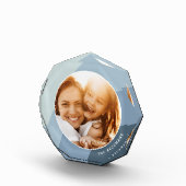 色調ストライプパーソナライズされた フォトブロック (右)